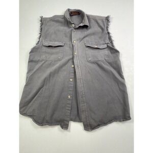 Sturgis 1999 Sleeveless Shirt Men Sz M Black Hills Rally SD Cotton Biker Design